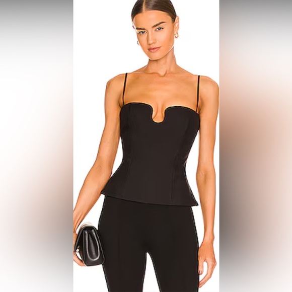 Nanushka Tops - Nanushka Amy Top in Black